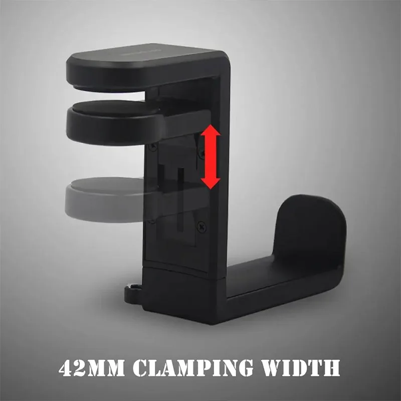 360° Rotating Headphone Stand Desktop Headset Holder PC Gaming Headset Desk Hanger Hook For Earphones Clutter Storage image 5