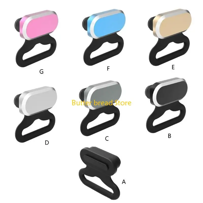 W89C防水ユニバーサル携帯電話安全ストラップカードガスケットテザーパッド分離可能なネックコードダストプラグ