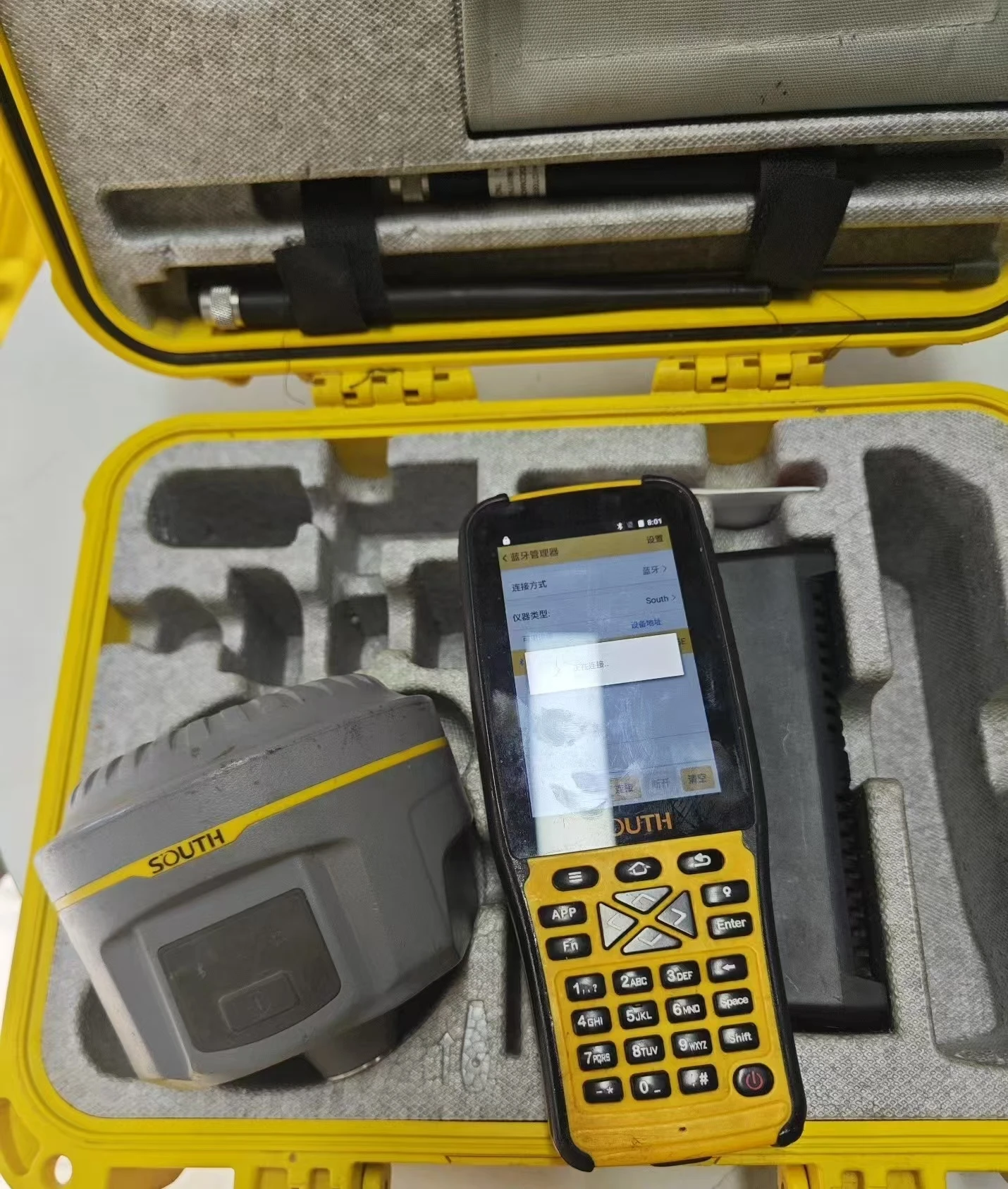 Used SOUTH Galaxy G1 RTK GNSS Base Station & Rover Set, Please Consult Customer Service & Confirm Real Photos Before Order