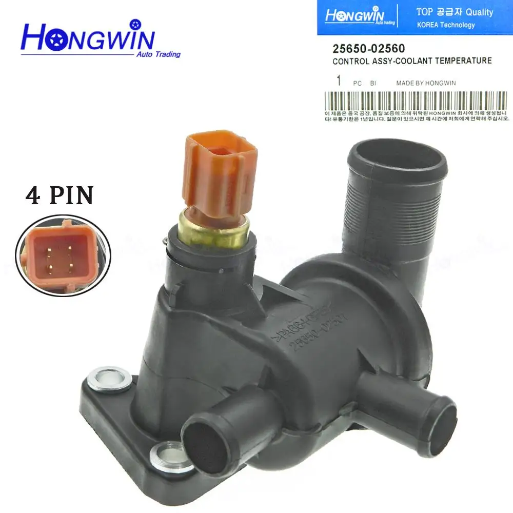 OEM NO:25650 02560 Coolant Temperature Control Housing Fits KIA Picanto SA 04-10 ATOZ AMICA New Morning 2565002560,25650 02501,