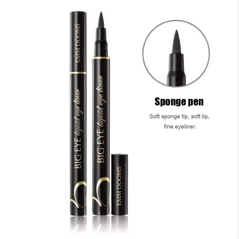 1PC Eyeliner liquido nero professionale matita Eyeliner opaca liscia impermeabile Anti-sudore ad asciugatura rapida a lunga durata