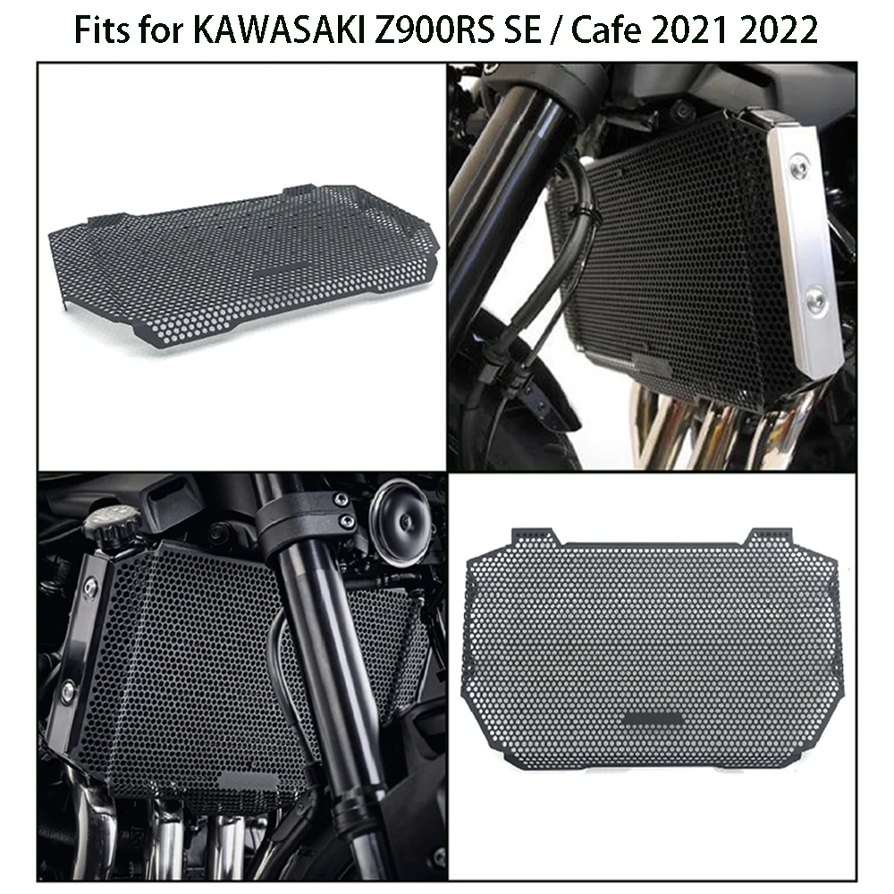 

Fits for Kawasaki Z900RS SE Cafe Performance ABS 2021-2024 Motorcycle Engine Radiator Guard Front Cooler Grille Protector Cover