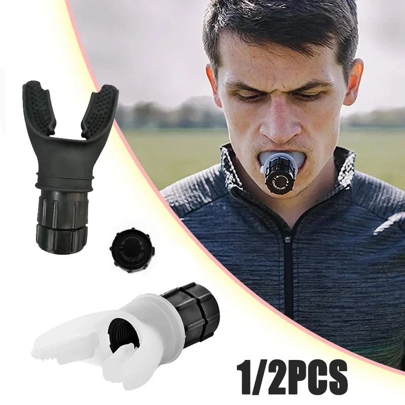 1PC sportowy trener oddechu ćwiczenia płuc twarz ustnik Respirator sprzęt fitness dla gospodarstwa domowego zdrowe akcesoria do pielęgnacji