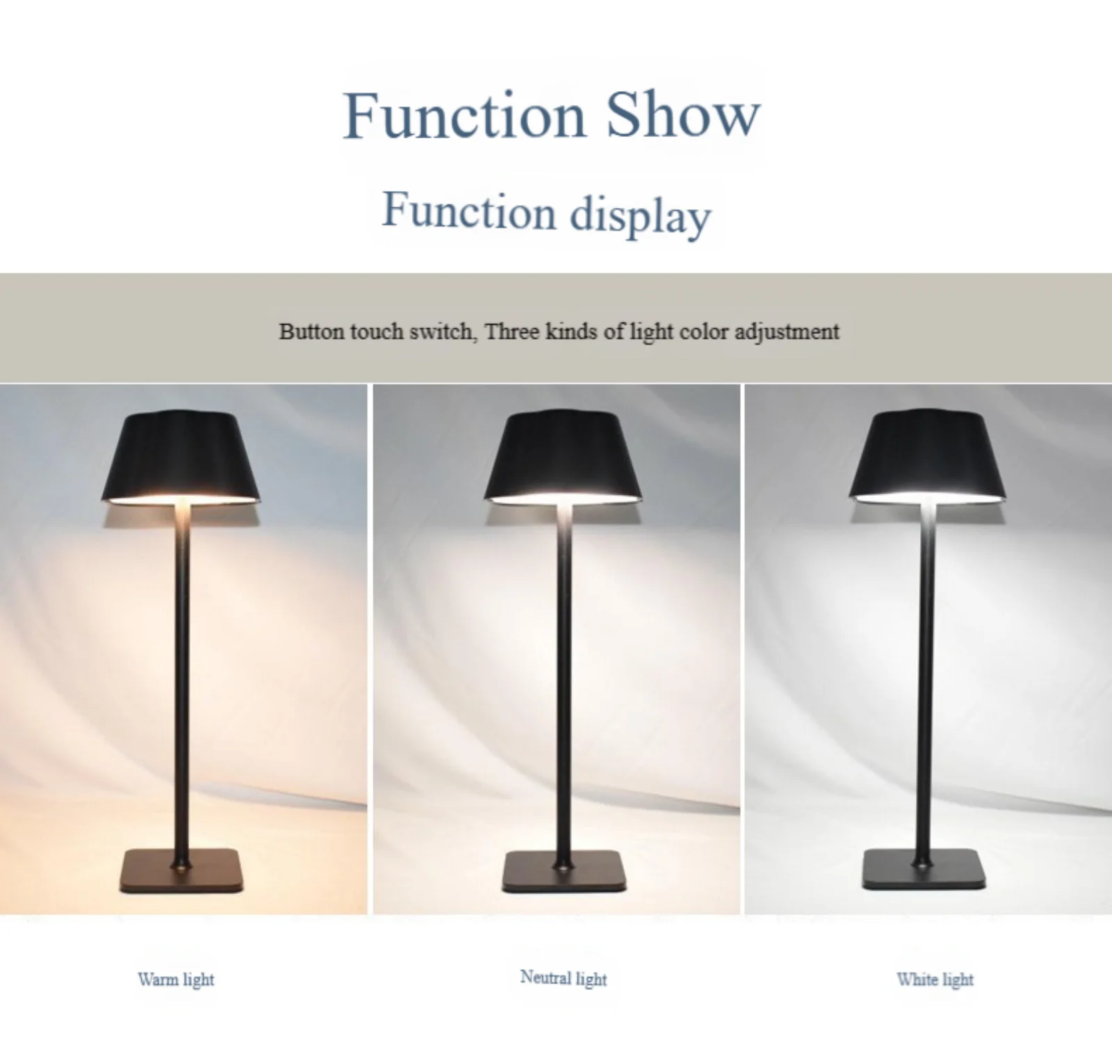 

LED Night light Touch Sensor lamp Bedroom dining room decorative desk lamp Bedside Lighting