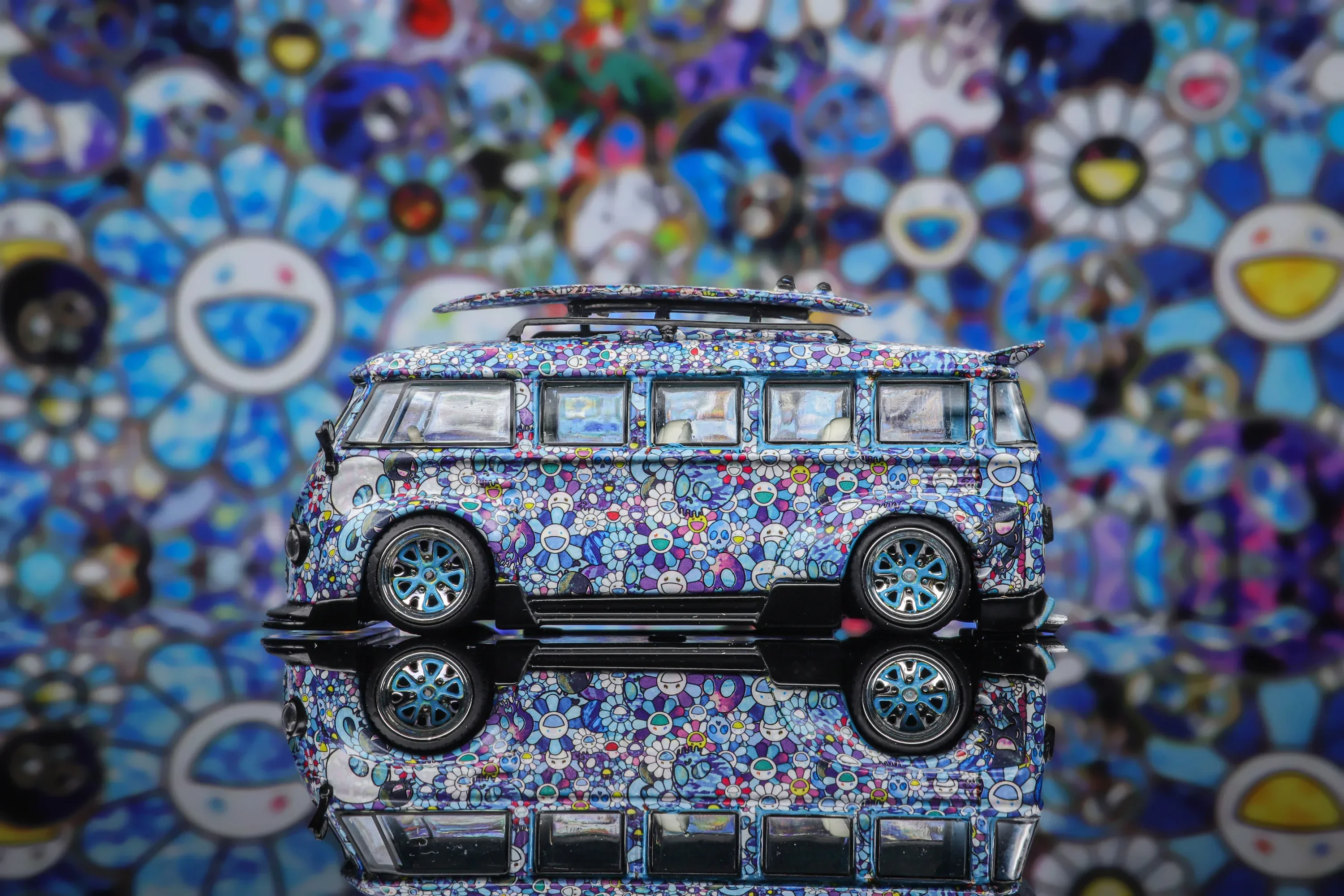 Liberty64 1:64 T1 van Kombi Wide body Dark Sunflower coating Diecast Model Car