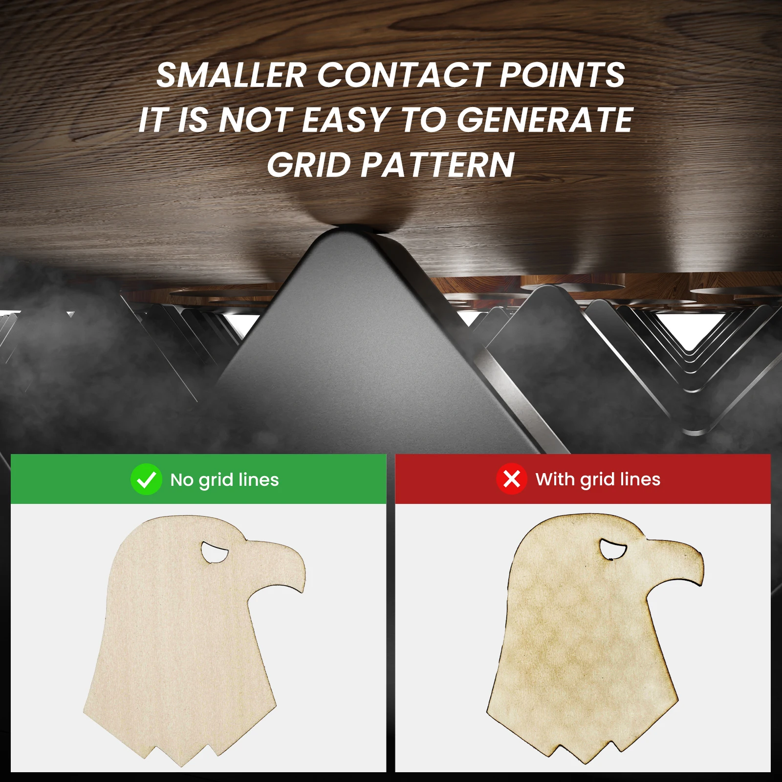 Imagem -06 - Matrix Destacável Trabalhando Painel Conjunto com Acessórios Dobrável Laser Cut Protection Board 850*460 mm 425*460 mm Atomstack-f3