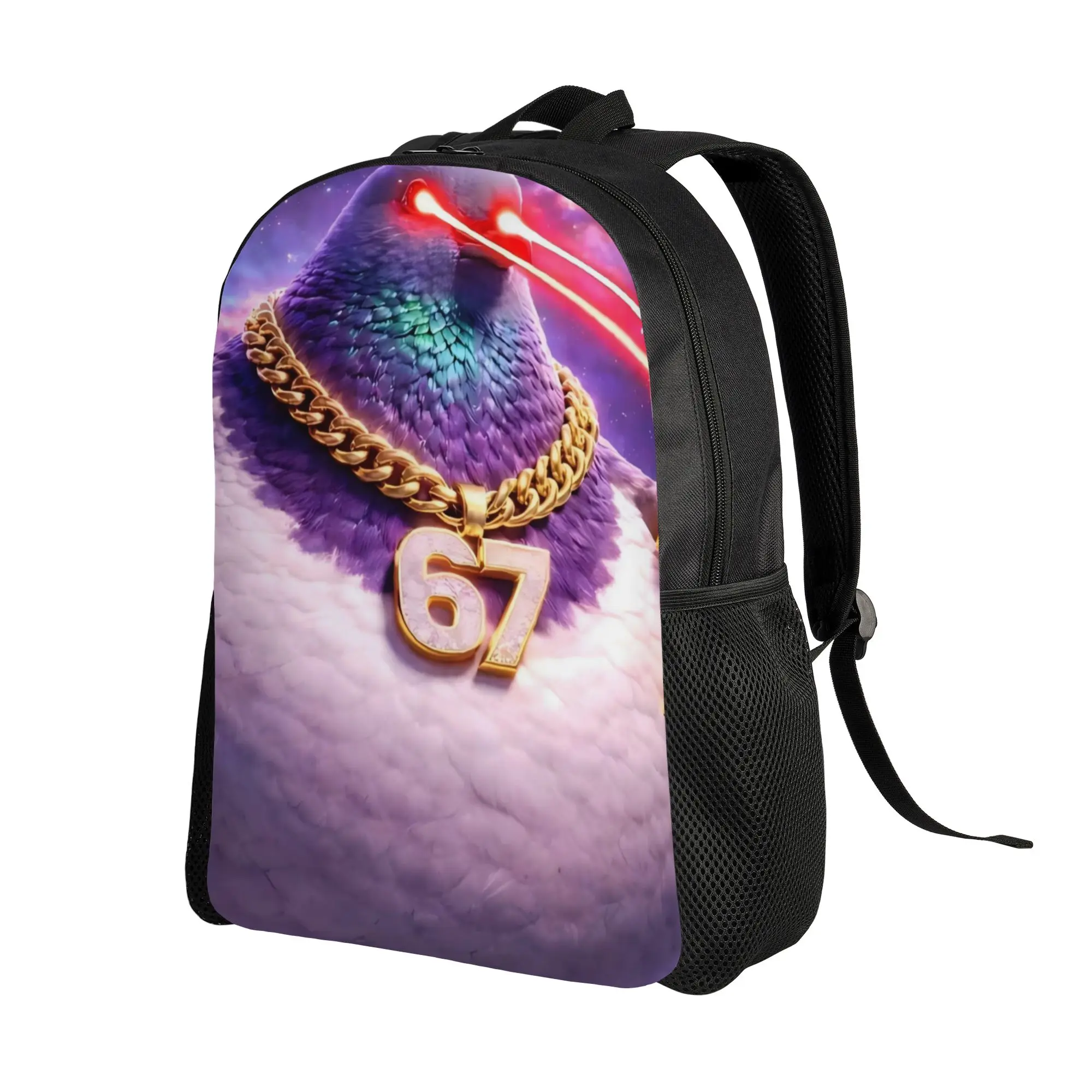 Back to school season Casual Space Laser Pigeon 67 Laptop Bag 67 Male Lady Backpack Backpack