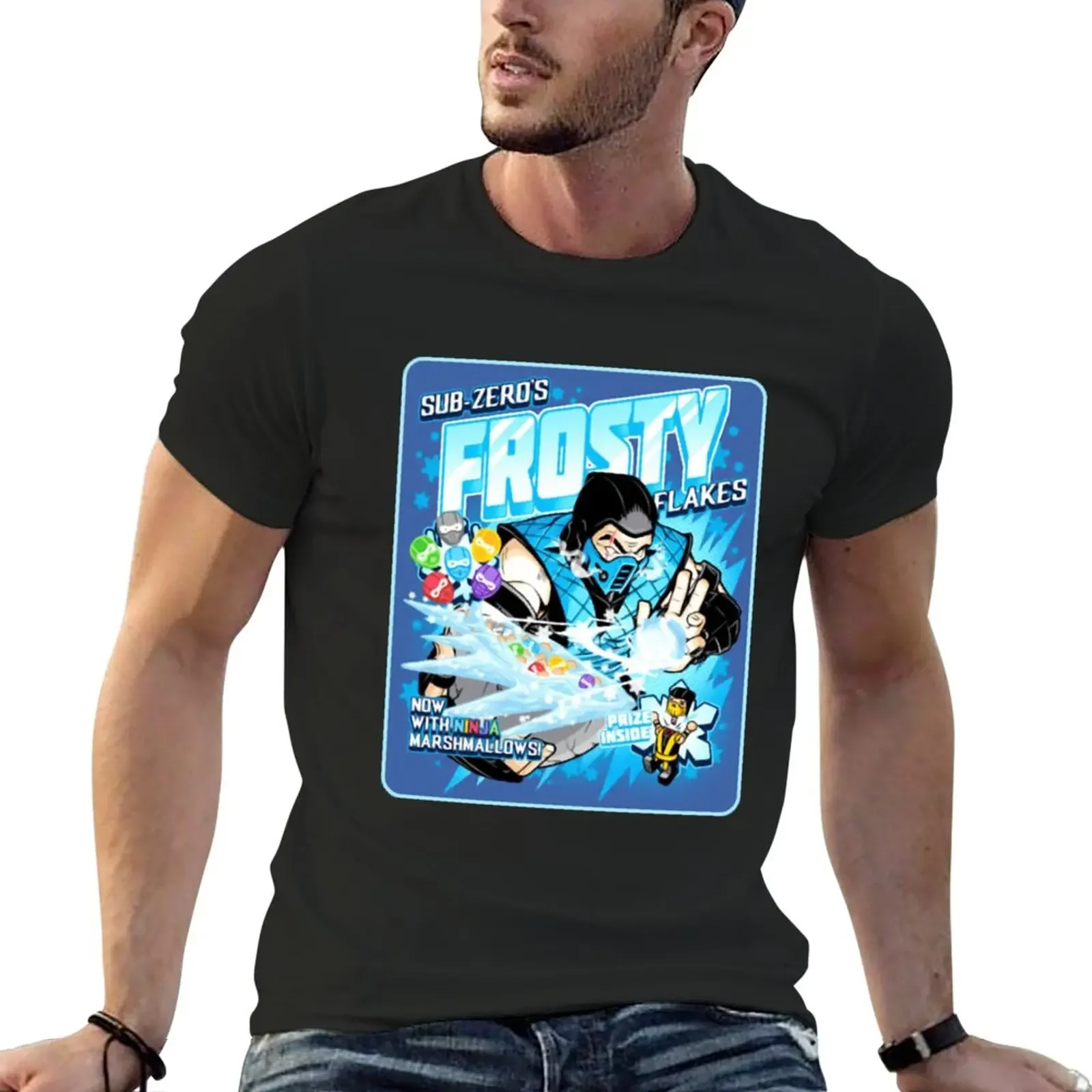 

Новая футболка SubZero FROSTY FLAKES, футбольная футболка, летняя рубашка, топы, футболки большого размера для мужчин