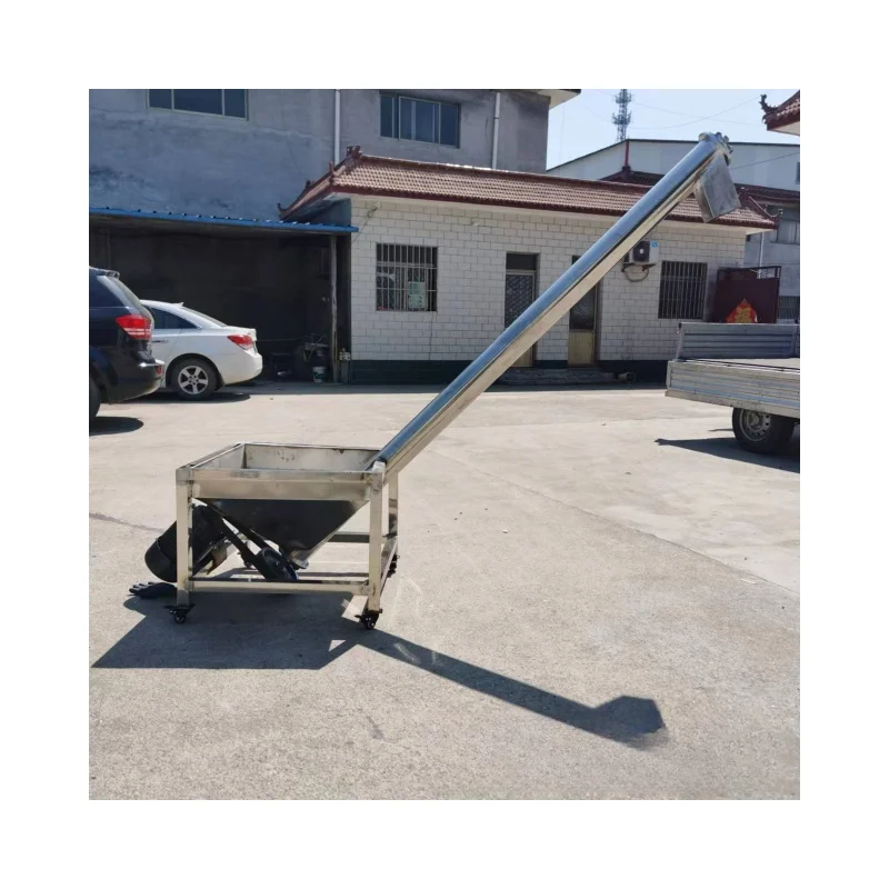 

High Quality Stainless Steel Screw Auger Conveyor Tube Grain Vertical Auger Screw Conveyor Machine