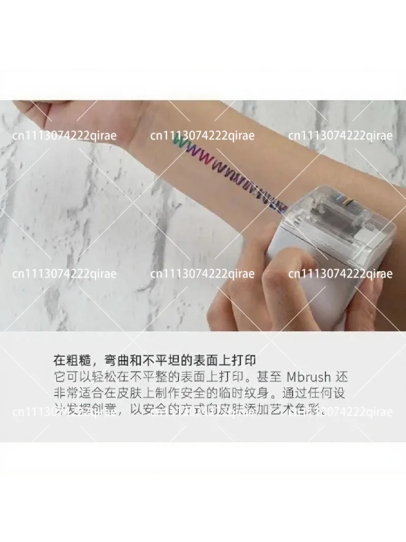 Mini Full Color Handheld Printer Portable DIY Small Inkjet
