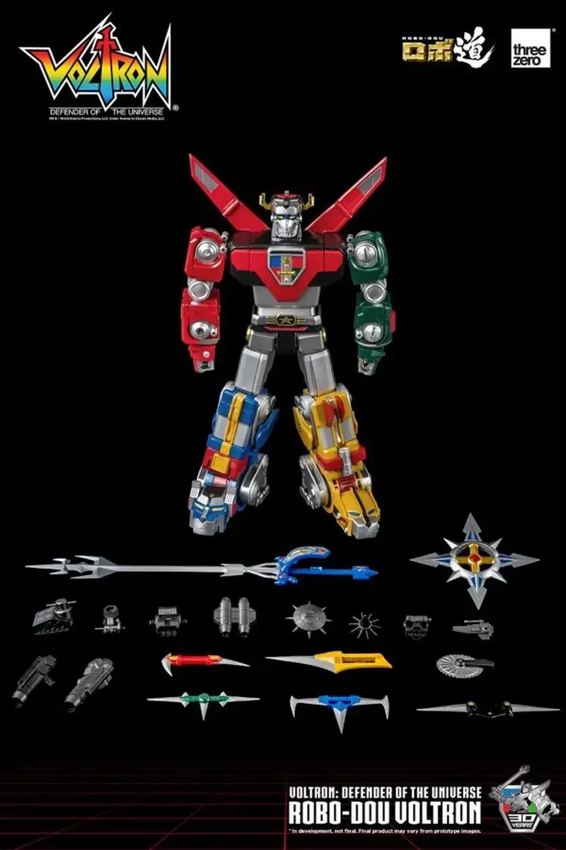 3a Threezero 3z02050w0 Robo-dou Voltron Action Robots Collection Model In Stock