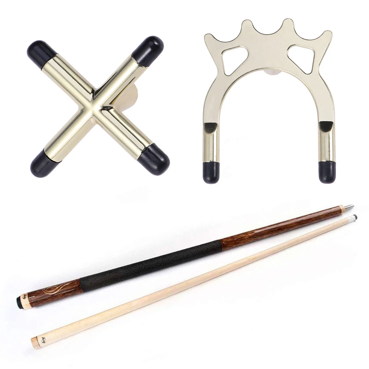 Snooker Billiards Cue Rack Bridge Head Cross Holders Rod Pool Cue Stick Holders Pool Table Accessory