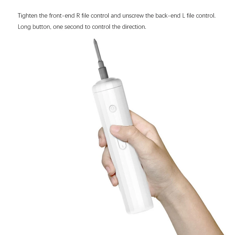 Cacciavite elettrico, strumento di riparazione cacciavite elettrico di precisione magnetico automatico con luce a LED per telefono, orologio, Laptop