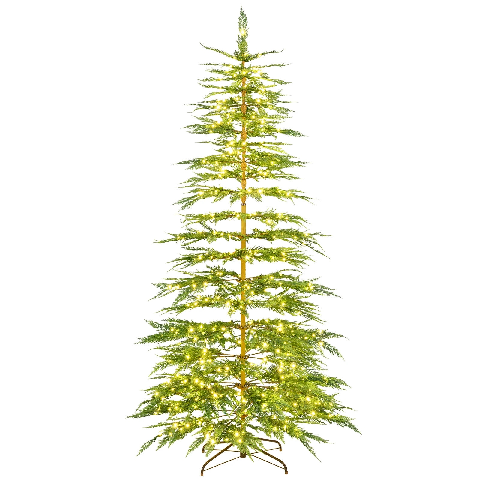 Christmas Tree Artificial - 6. 5/ 7. 5 FT Pre-Lit