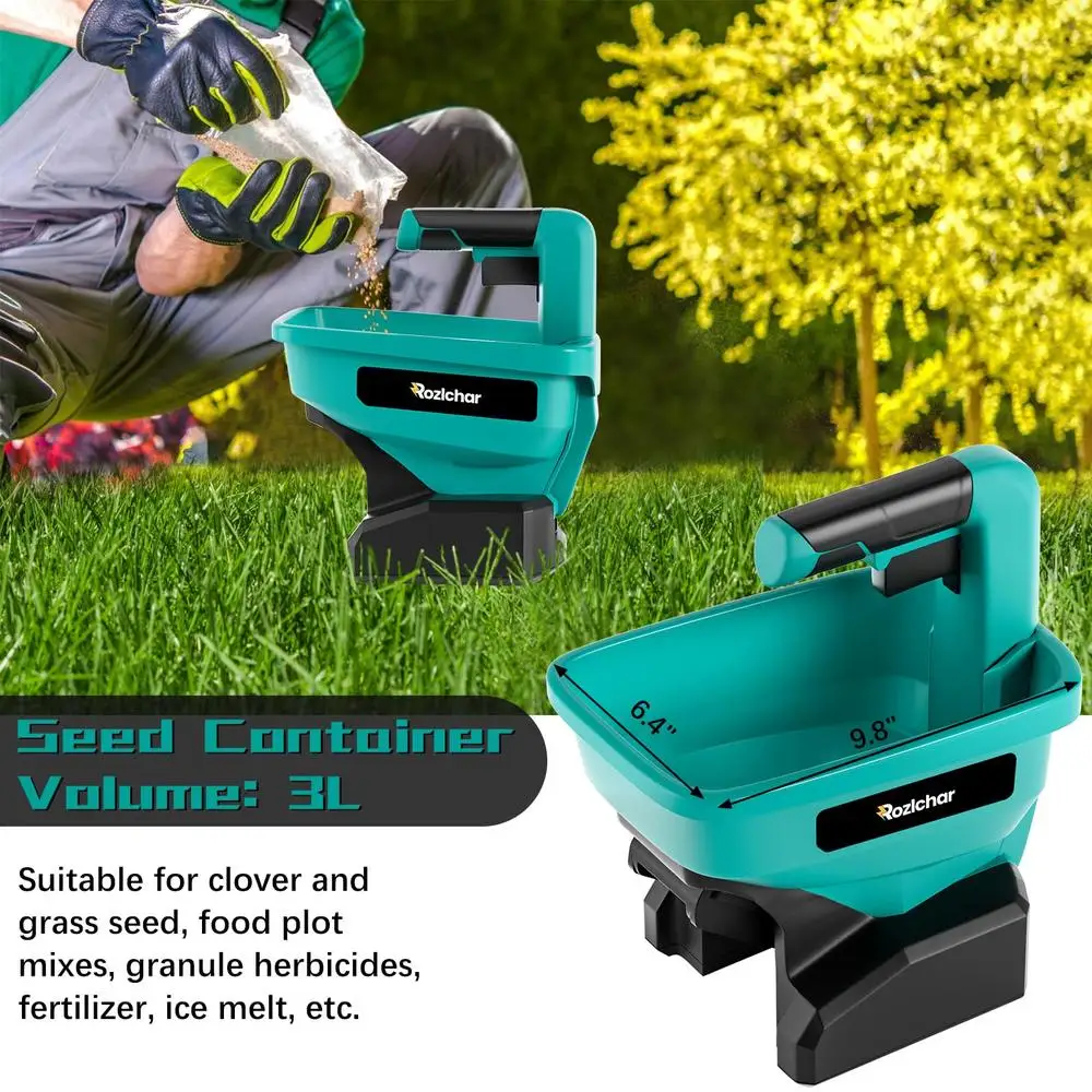 Year-Round Adjustable Seed Spreader Makita 18V Battery Easy to Use