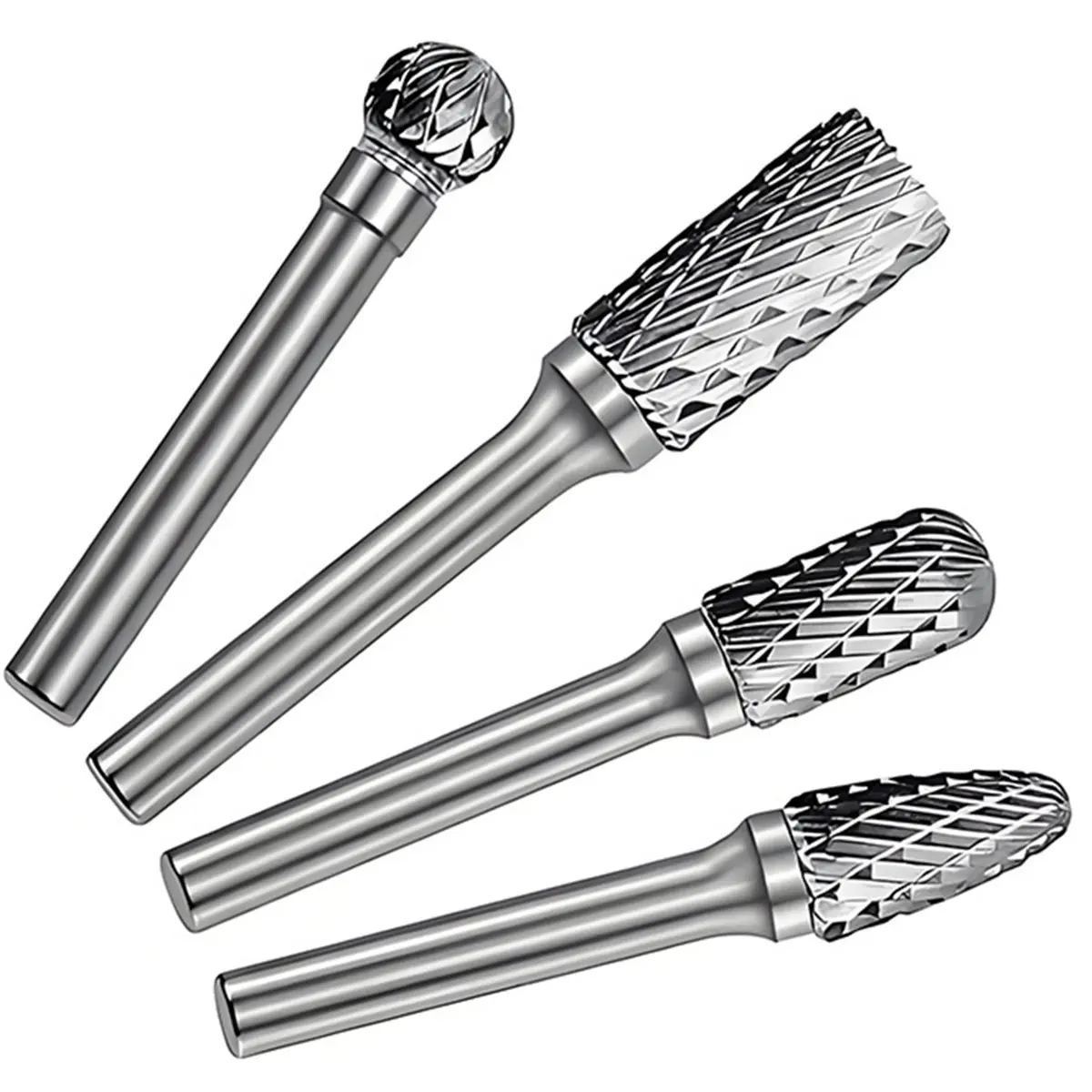 2026 New 8-Piece Rotary Burr Set,Shank Double Cut Die Grinder Bits for Metal Grinding Polishing Deburring