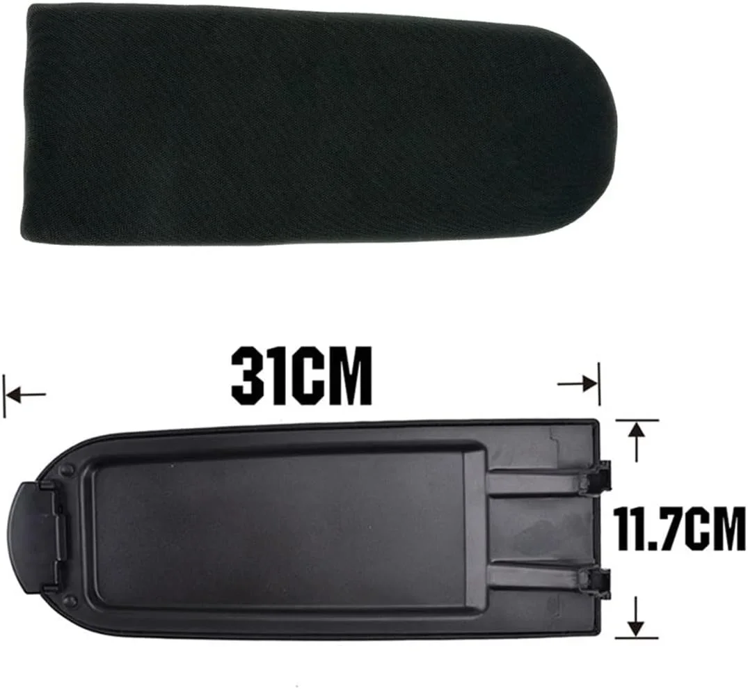 3B0867173 Car Centre Console Armrest Lid Soft Fabric Armrest Cover 18D867173 for VW Jetta Golf 4 Mk4 Bora Polo 6R 9N 9N3 view 5