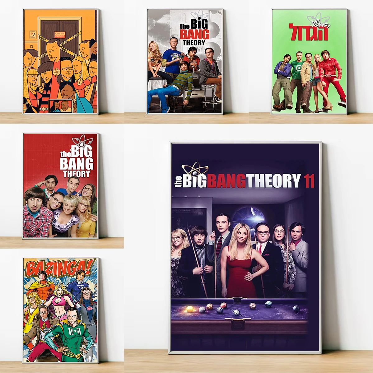 

The Big Bang Theory Decoration Posters for Wall Art Painting on Canvas Home Decor Decorative Paintings Custom Poster Print Decor