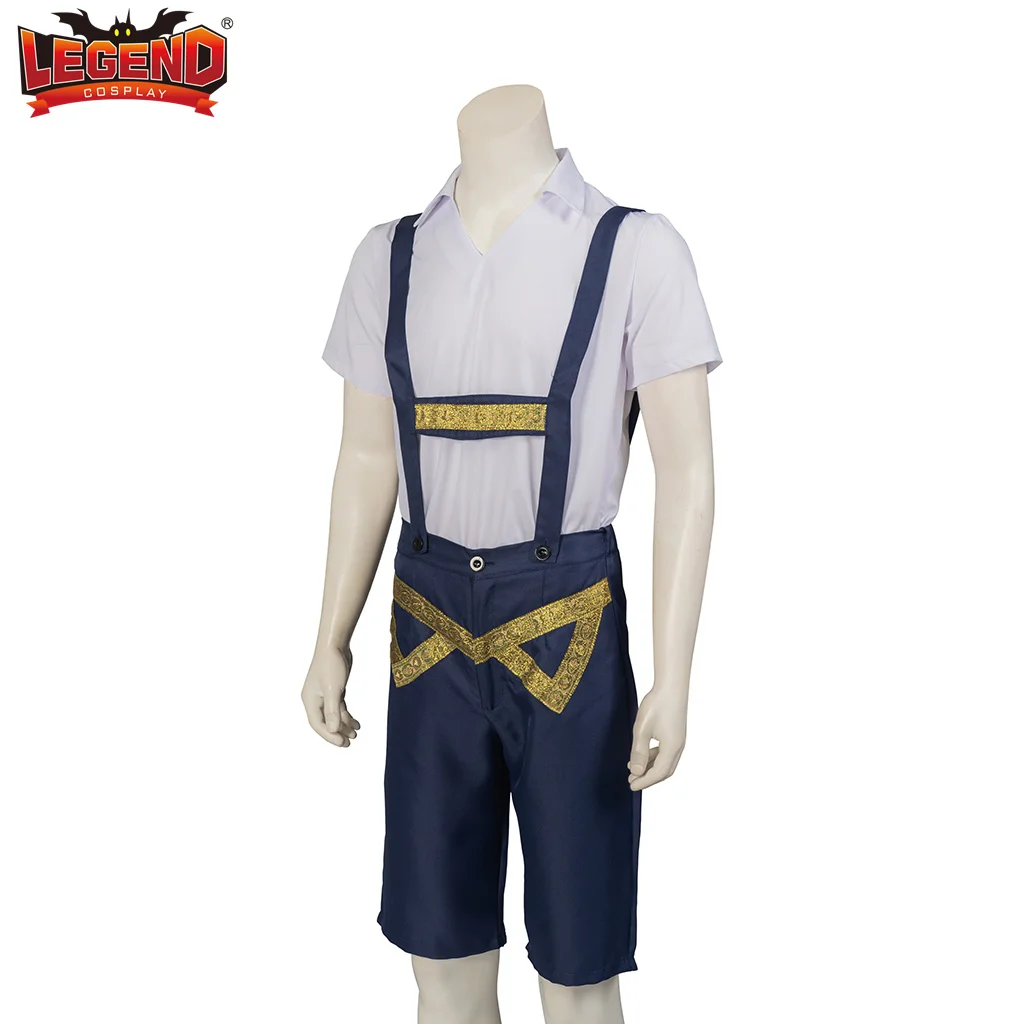 Oktoberfest Costume Men Shirt Pants Suit Octoberfest Bavarian Costume German Traditional Beer Festival Costume Halloween Outfit