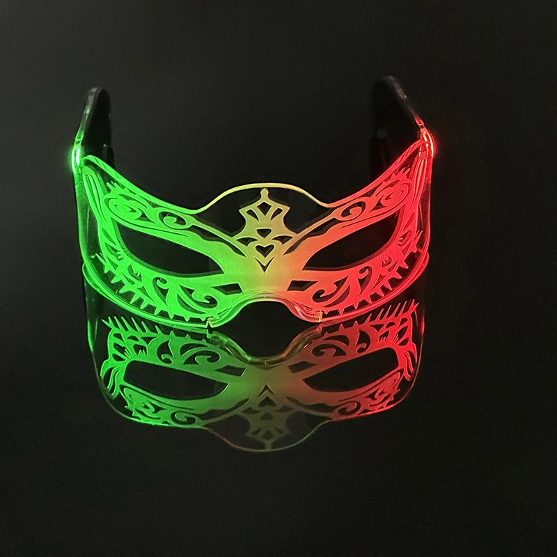 Okulary z daszkiem LED Luminous Kolorowe okulary jarzeniowe do pasków muzycznych KTV Imprezy Festiwale Prezent Pokaz taneczny Dekoracja