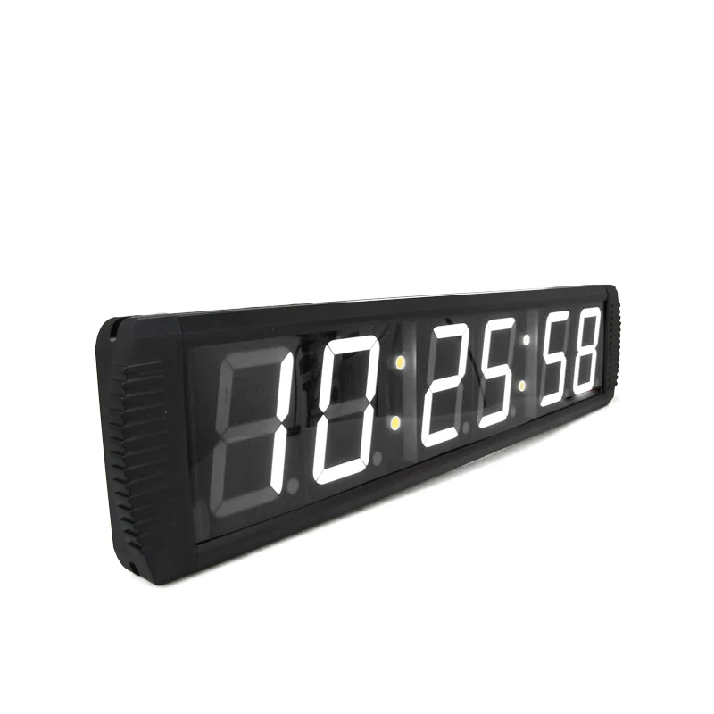 LED Digital Factory Wall Clock Timer, Electronic Large Clock with Stopwatch and Countdown Timer