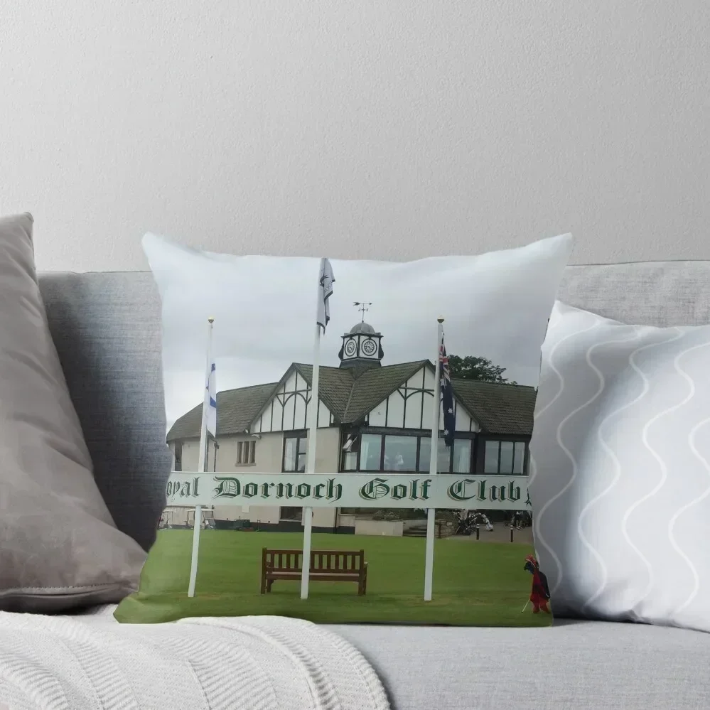 

Royal Dornoch Golf Club Throw Pillow Cushions Cover Anime pillow