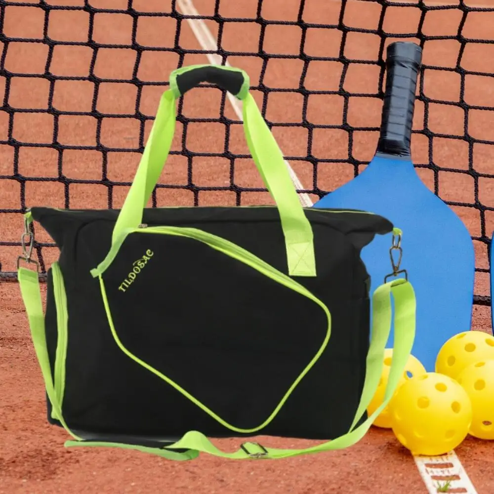 Bolsa de pickleball sacola de pickleball bolsa de raquete esportiva grande capacidade