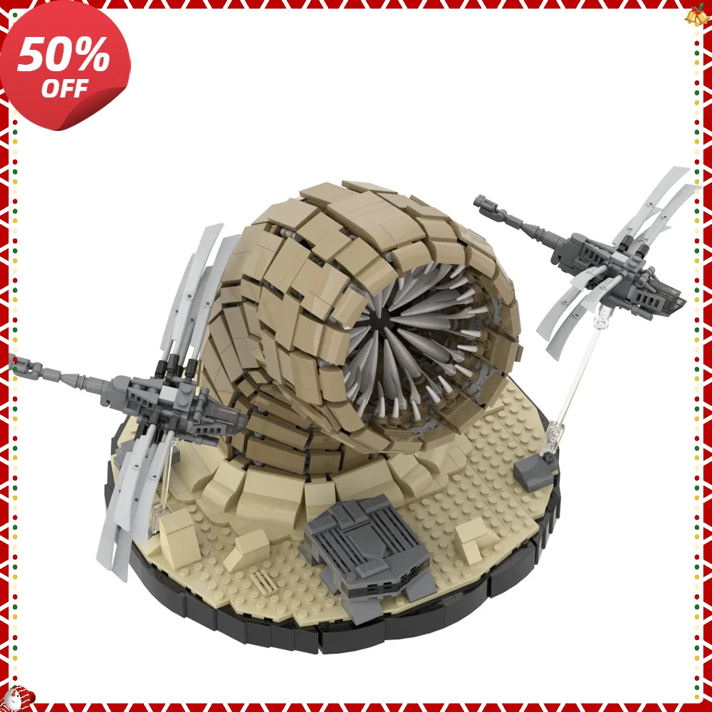 

MOC Dune Movie Sandworm Ornithopter Bricks Sci-Fi Movie Sandworm Monster Building Block Model Assembly Toys Kids Birthday Gifts