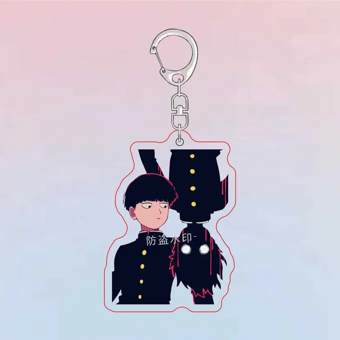 Anime Mob Psycho 100/Mobu Saiko Hyaku reigen arataka Kageyama Shigeo Cartoon Cosplay Acrylic Keychain Key ring Pendant Xmas Gift