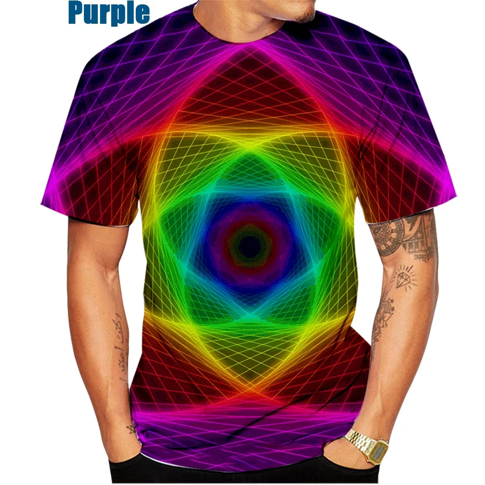 Fashion Newest 3D Printing T Shirt Black And White Vertigo Hypnotic Unisxe Funny Short Sleeved Tees Men/women Tops