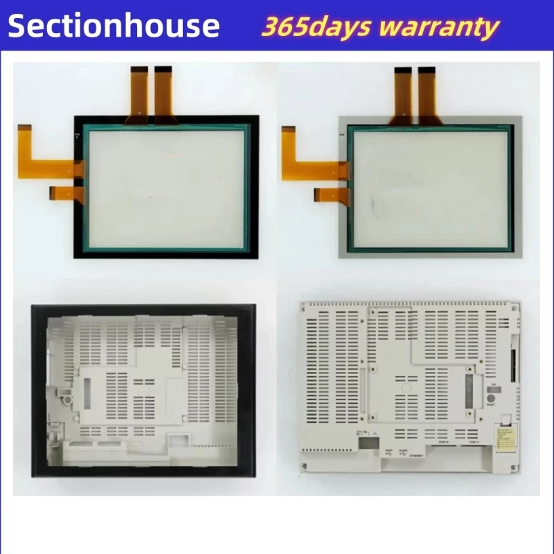 

New High Quality Touch Screen Compatible to NS12-TS01-V1 NS12-TS00B-ECV2 NS12-TS01B-V2 Housing Case and Protective Film