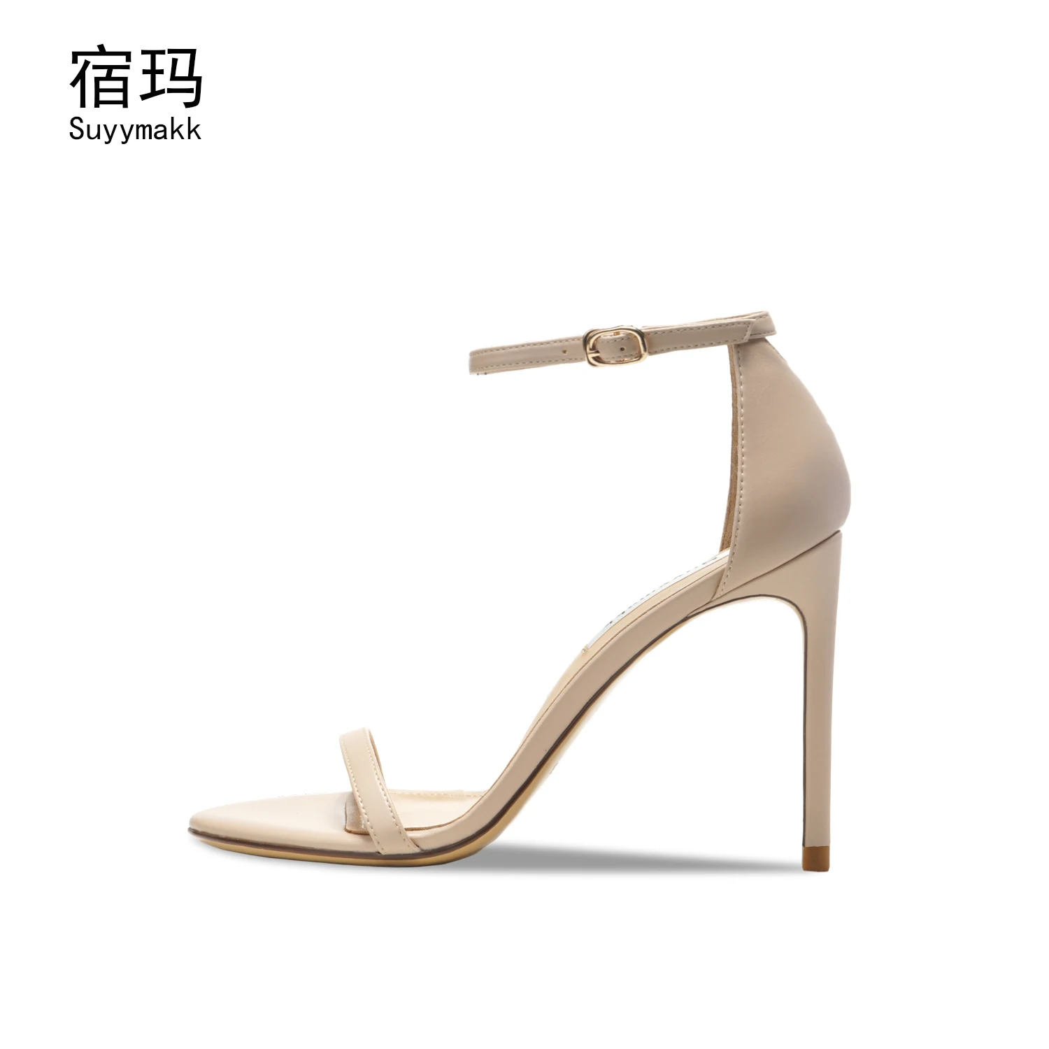 luxury women\'s shoes heeled sandals Summer Gladiator Buckle Strap Elegant High Heels Sexy Party Shoes Brand Classic Ladies Shoes