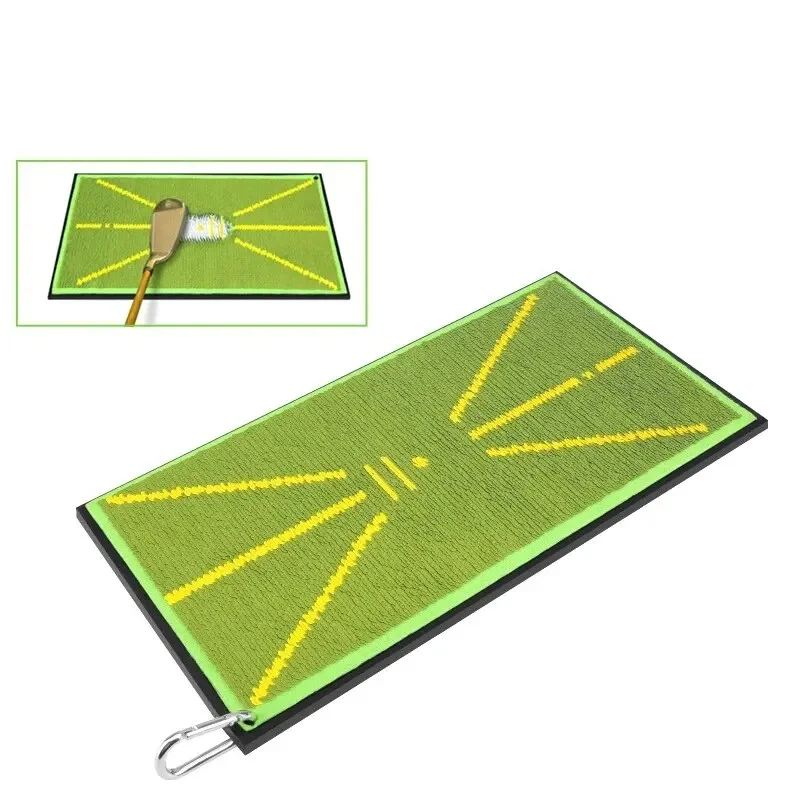 Golf Training Mat for Swing Detection Batting Trajectory Direction Detection Analysis Pad Swing Path Practice Marking Pad