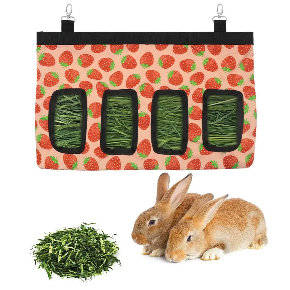 Rabbit Feeding Bag, Chinchilla, Guinea Pig, Mole Feeding Bag, Rabbit Hay Bag, Pet Food Bag, Waterproof Hay Bag