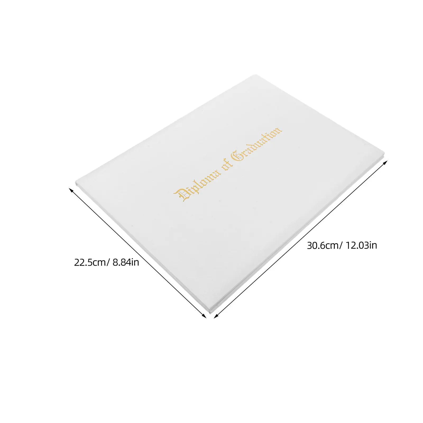 Graduation Certificate Folder A4 Leatherette Padded Diploma Cover School Award Holder Document Keeper Recognition