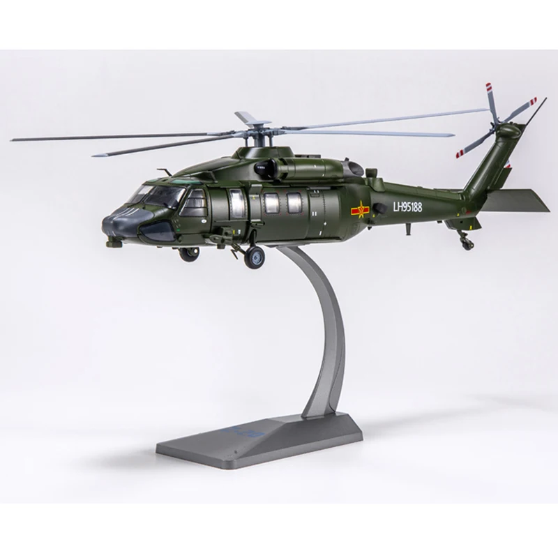 

Diecast Chinese Z-20 Militarized Combat Helicopter Alloy & Plastic Model 1:72 Scale Diecast Toy Gift Collection Simulation