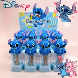 Anime Disney Stitch Figure Pencil Sharpener Student Stationery Cartoon Mini Portable Pencil Tool Kids Sharpener Christmars Gifts