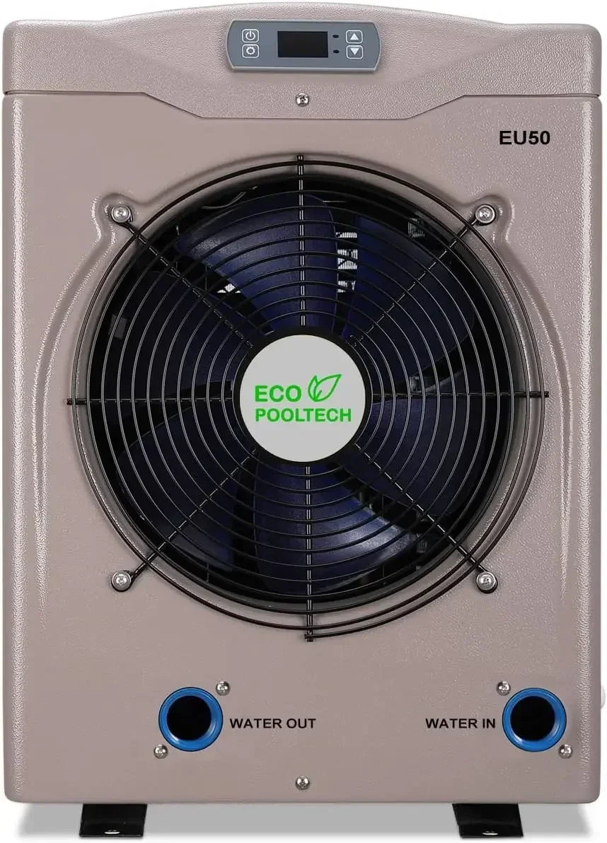 

ECO POOLTECH-Swimming Pool Heat Pump-Swimming Pool Heater-for Above Ground Pools, up to 5000gallons, Max Output