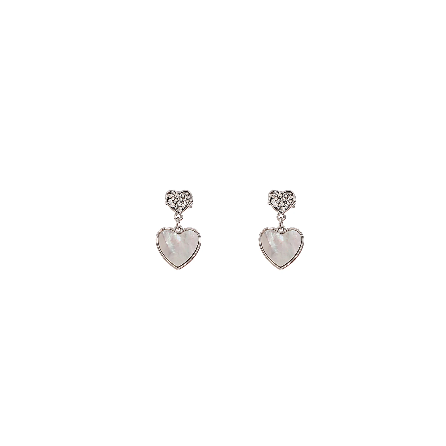 Small Stud Heart Shell Drop Earrings for Girls Kids Baby Girls Fashionable Gift 1 dollar items