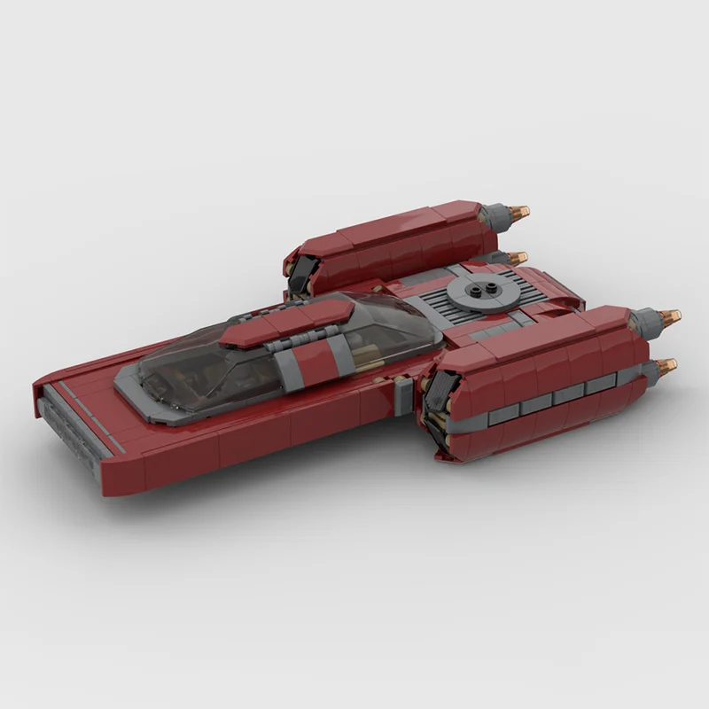 

544PCS MOC Space Battle Mor Gana Ve 575 Lusso Class Transport Speeder Model Collectible Display DIY Creative Bricks Decor Gift