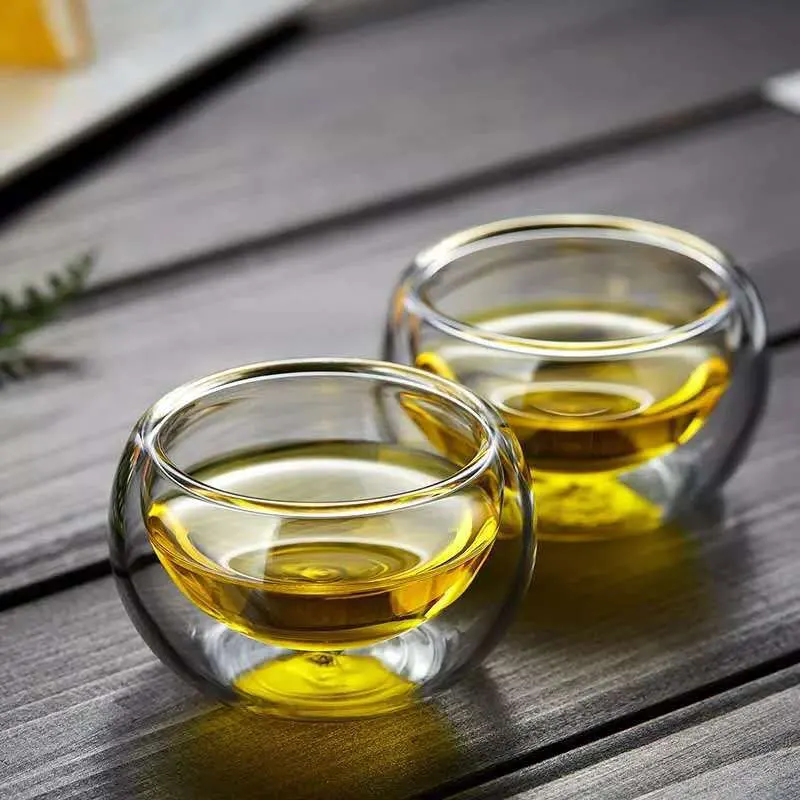 2 stücke Schnaps Glas Transparent Schnaps Tasse Eisberg Boden Wein Glas Kreative Baijiu Tasse Drink Bar Exquisite Wein Gläser Tasse