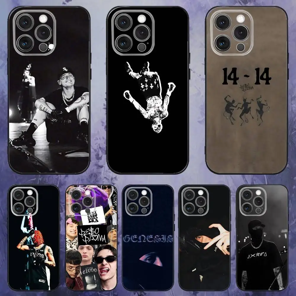 

Gervonta P-Peso Pluma Phone Case For iPhone 17,16,15,14,13,12,Pro,Max,Plus,E,SE4,Air,Mini Black Soft Box