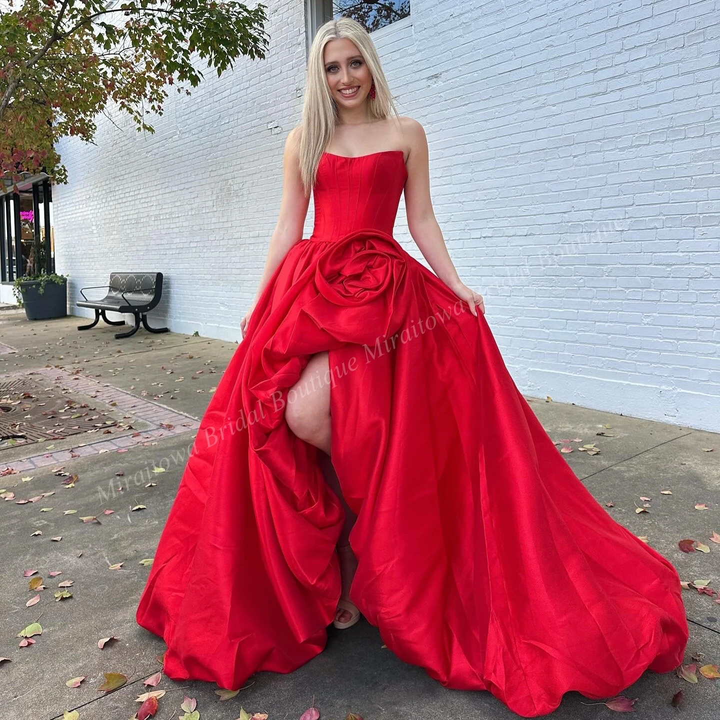 ارتفاع منخفض حفلة موسيقية فستان الملكة 2k26 مشد فقاعة هيم الأحمر روزيت طويل Ballgown في سن المراهقة سيدة مسابقة رسمية مساء كوكتيل حزب ثوب #3