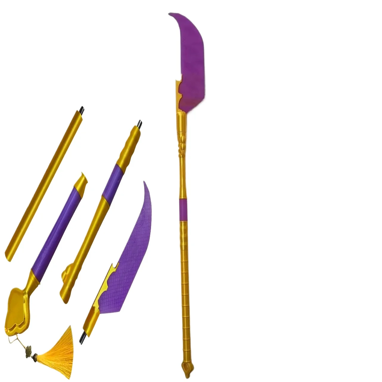 Cosplay Mira Langschwert Kostümzubehör, Beleuchtete Bunte Klinge, 3D-Gedruckter Arm-Requisit, Halloween Karneval Party Geschenk