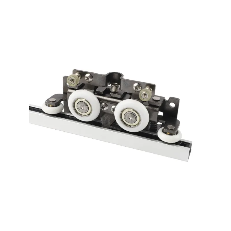 Hidden trackless ghost door slide rail, hardware accessories invisible door sliding door buffer guide road