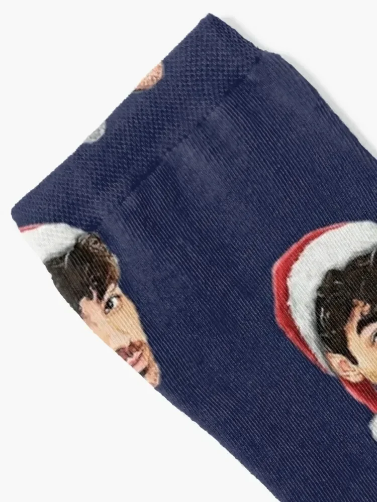 christmas joe jonas Socks hip hop happy Men's Socks Women's