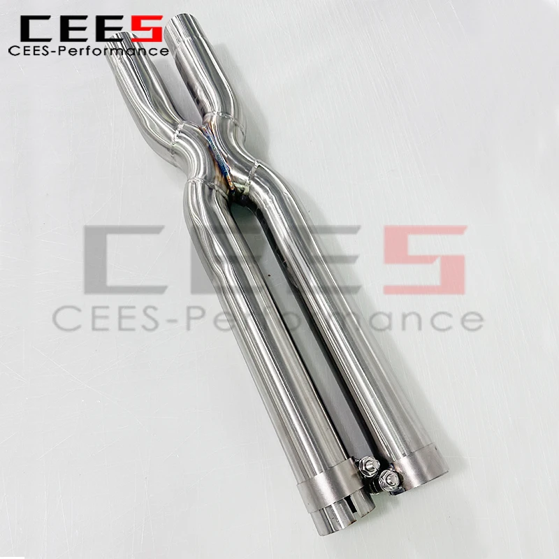 CEES Mid Pipe For Maserati Gran Turismo/GT 4.7 2008-2023 Stainless Steel  X Pipe High Performance Exhaust Pipe Automobile Parts