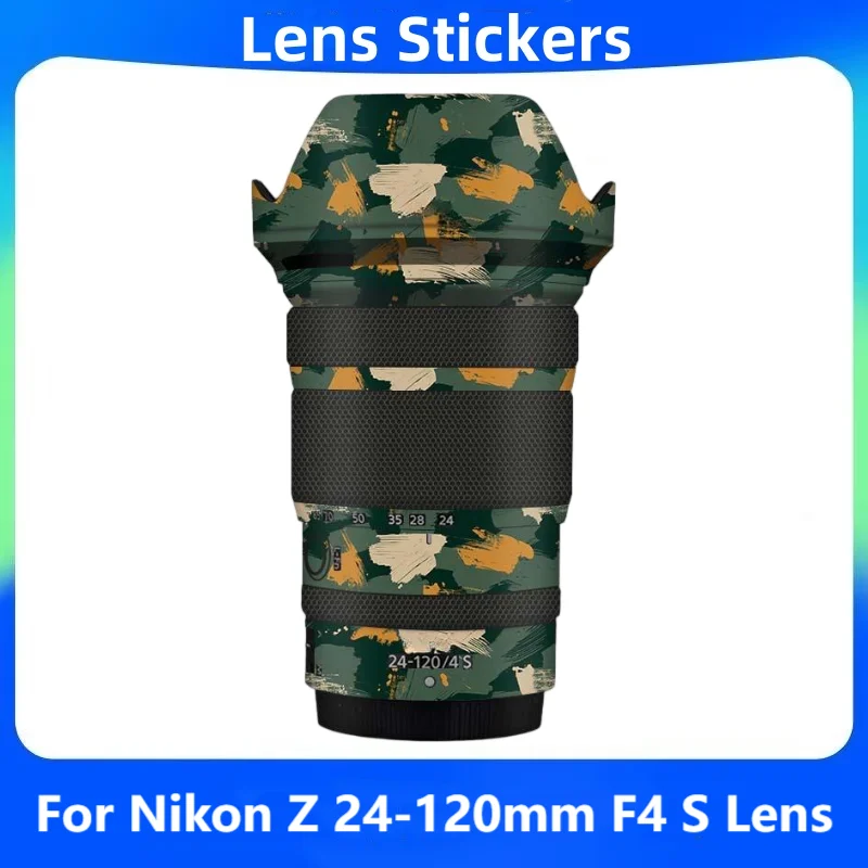 Z24-120/4 S наклейка для объектива камеры, защитная пленка, защитная виниловая наклейка, кожа для Nikon Z 24-120 мм F4 24-120 F/4 Z24-120