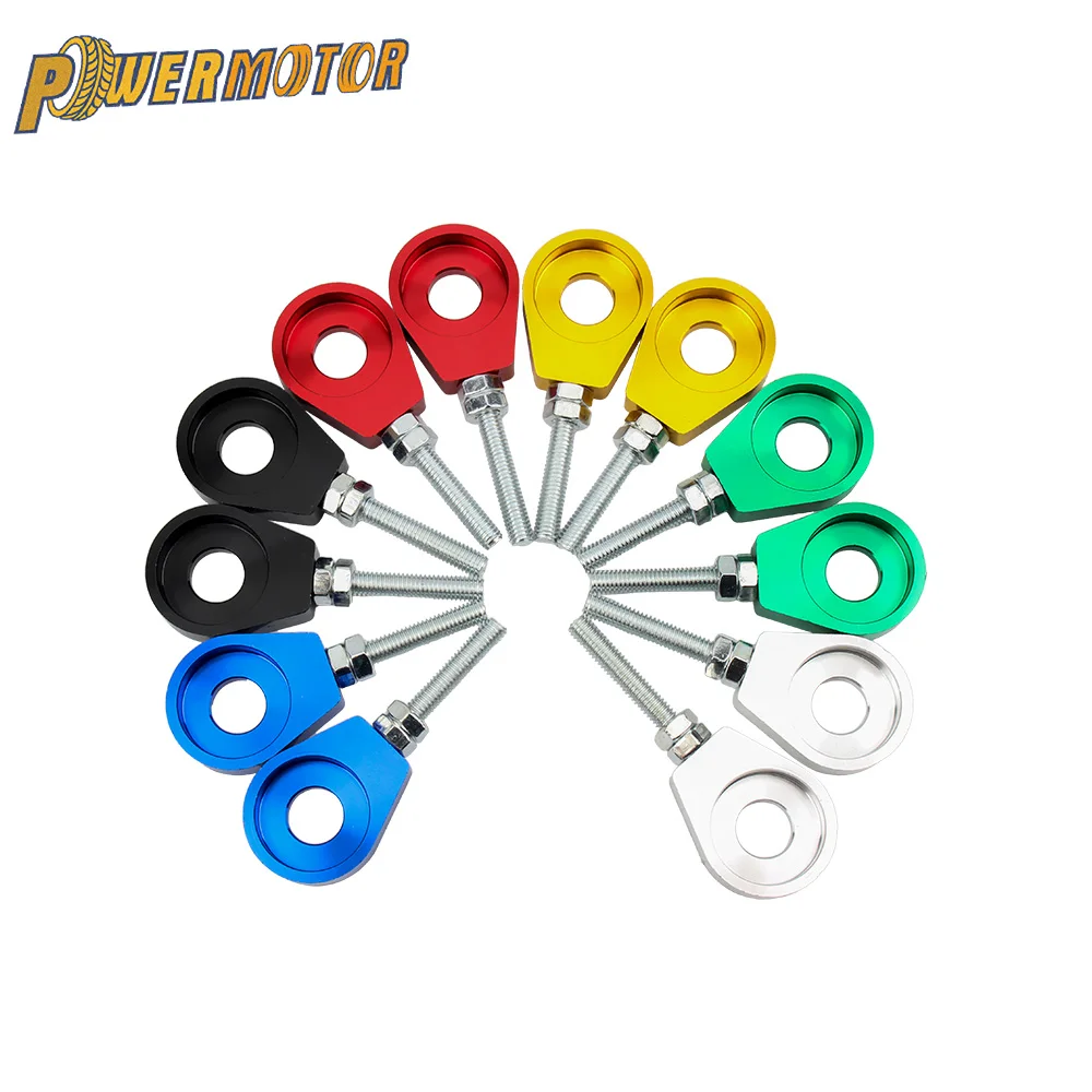 Universeller Motorrad-Kettenspanner 12mm, Einstellbarer Kettenspanner, Motorradzubehör für Honda Yamaha Modifikation