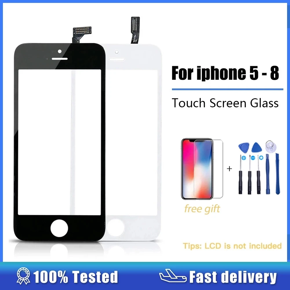 Touch Screen Digitizer For iPhone 6 6S plus 5 5s SE 5c Touchscreen + Frame Front Touch Panel Glass Lens For Iphone 7 8 plus 6p lokmat zeus 2 smartwatch 1 69 tft voll touchscreen gps sportarmband herzfrequenz blutsauerstoffmonitor rot